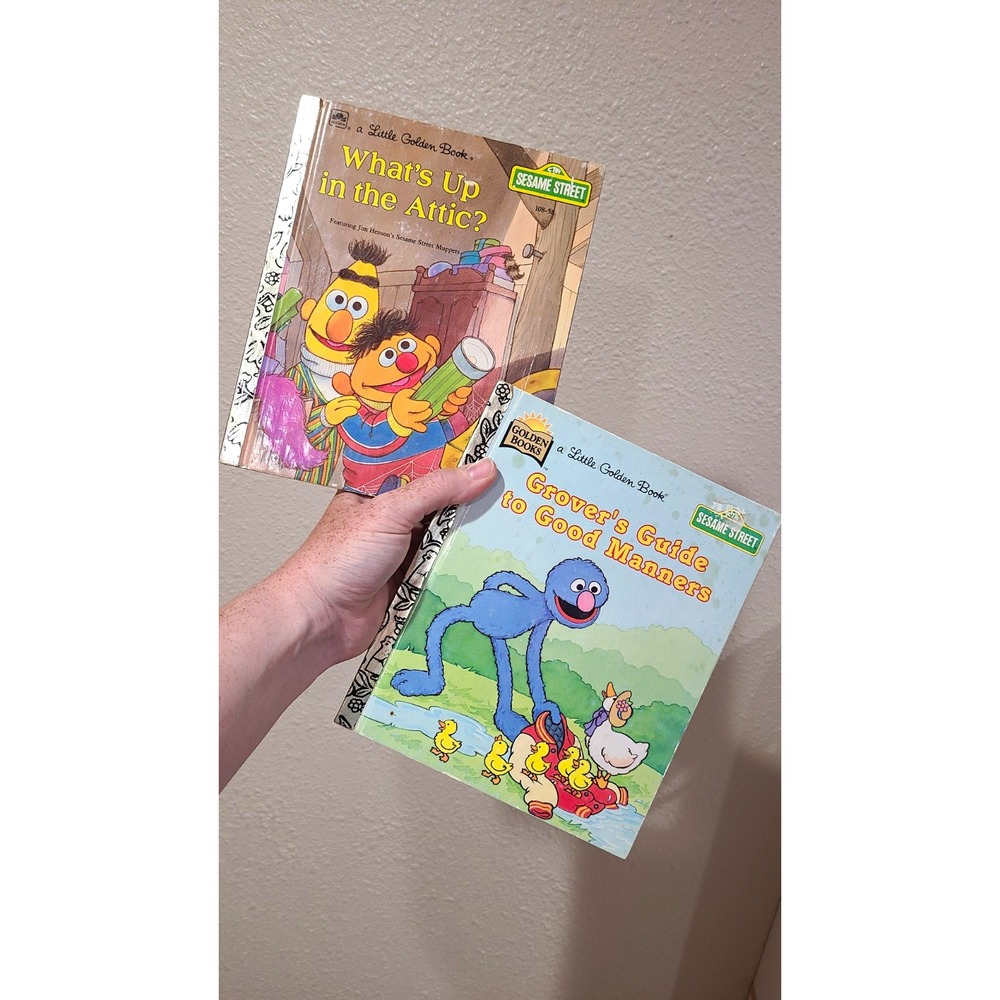Vintage Seasame Street books